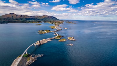 Norges kust med Atlanterhavsveien och Trollstigen 2027
